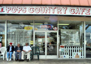 This image logo is used for Pops Country Cafe link button